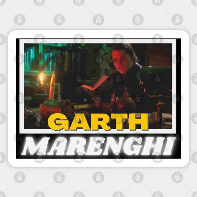 Garth Marenghi throwback Sticker by mywanderings